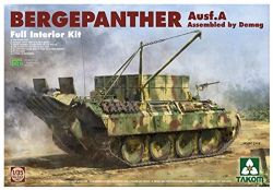 TANK -  BERGEPANTHER AUSF.A ASSEMBLED BY DEMAG FULL INTERIOR 1/35