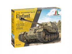 TANK -  ELEFANT SD. KFZ.184 PANZERJAGER TIGER (P) - 1/35 -  ITALERI