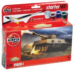 TANK -  SET DE DÉBUTANT - TIGER 1 - 1/72