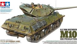 TANK -  U.S. DESTROYER M10 MID PRODUCTION - 1/35 -  TAMIYA