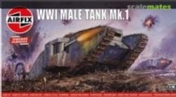 TANK -  WWI MALE TANK MK.I 1/76