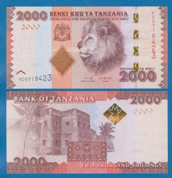 TANZANIE -  2000 SHILINGI 2020 (UNC) 42C