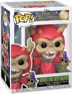 TARAM ET LE CHAUDRON MAGIQUE -  FIGURINE POP! EN VINYLE DU SEIGNEUR DES TÉNÈBRES & CRAPAUD (10 CM) 1586