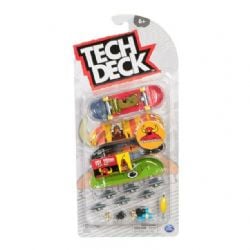 TECH DECK -  TOY MACHINE -  ENSEMBLE DE 4 PLANCHES