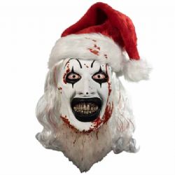 TERRIFIER -  MASQUE DE ART LE CLOWN EN PÈRE NOËL (ADULTE) -  TERRIFIER 3