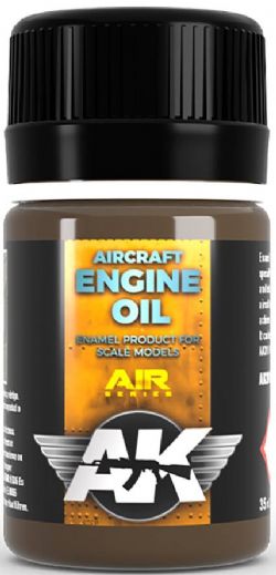 TEXTURE -  AIRCRAFT ENGINE OIL (35ML) -  AK INTERACTIVE