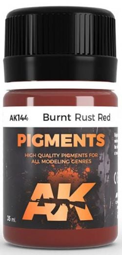 TEXTURE -  BURNT RUST RED PIGMENTS (35ML) -  AK INTERACTIVE