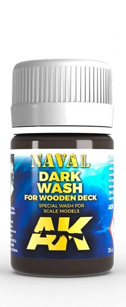 TEXTURE -  DARK WASH FOR WOODEN DECK (35ML) -  AK INTERACTIVE