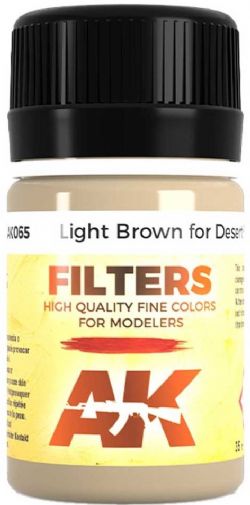 TEXTURE -  LIGHT BROWN FOR DESERT YELLOW (35ML) -  AK INTERACTIVE