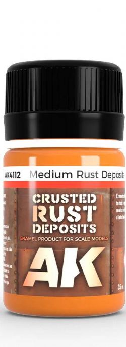 TEXTURE -  MEDIUM RUST DEPOSITS (35ML) -  AK INTERACTIVE