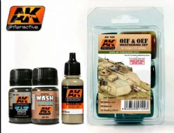 TEXTURE -  OIF & OEF - US VEHICLES WEATHERING SET -  AK INTERACTIVE
