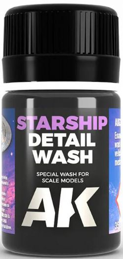 TEXTURE -  STARSHIP DETAIL WASH (35ML) -  AK INTERACTIVE