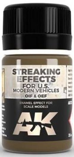 TEXTURE -  STREAKING EFFECTS FOR U.S. MOFERN VEHICLES (35ML) -  AK INTERACTIVE