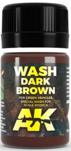 TEXTURE -  WASH DARK BROWN (35ML) -  AK INTERACTIVE