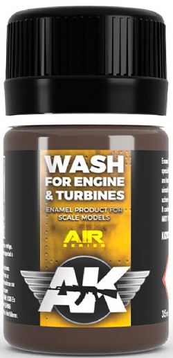 TEXTURE -  WASH FOR ENGINE & TURBINES (35ML) -  AK INTERACTIVE