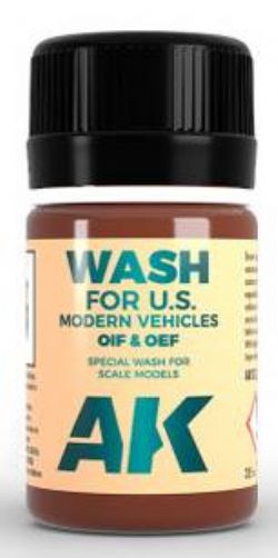 TEXTURE -  WASH FOR U.S. MODERN VEHICLES (35ML) -  AK INTERACTIVE