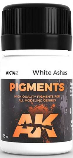 TEXTURE -  WHITE ASHES PIGMENTS (35ML) -  AK INTERACTIVE