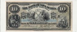 THE BANK OF NOVA SCOTIA -  10 DOLLARS 1929 (F) -  BILLETS DU CANADA 1929