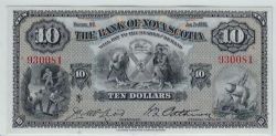 THE BANK OF NOVA SCOTIA -  10 DOLLARS 1935 (AU) -  BILLETS DU CANADA 1935
