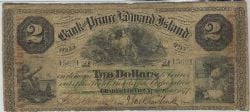 THE BANK OF PRINCE EDWARD ISLAND -  2 DOLLARS 1877 (G) -  BILLETS DU CANADA 1877