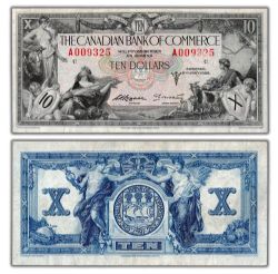 THE CANADIAN BANK OF COMMERCE -  10 DOLLARS 1935 -  BILLETS DU CANADA 1935