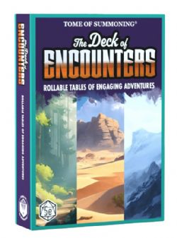 THE DECK OF ENCOUNTERS -  ROLLABLE TABLES OF ENGAGING ADVENTURES (ANGLAIS) -  ACCESSOIRE CARTES 5E