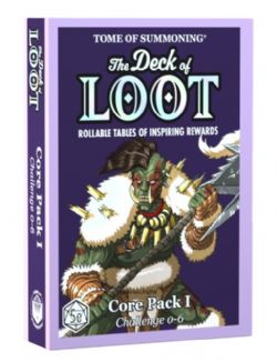 THE DECK OF LOOT -  CORE PACK 1 - CR 0-6 (ANGLAIS) CR0-6 -  ACCESSOIRE CARTES 5E