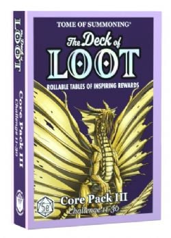 THE DECK OF LOOT -  CORE PACK 3 (ANGLAIS) CR11-30 -  5E ÉDITION