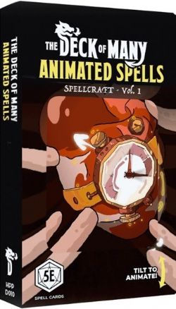 THE DECK OF MANY -  ANIMATED SPELLCRAFT VOL. 1 (ANGLAIS) -  ACCESSOIRE CARTES 5E