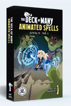 THE DECK OF MANY -  ANIMATED SPELLS - LEVEL 9 - VOL. 1 (ANGLAIS) -  ACCESSOIRE CARTES 5E
