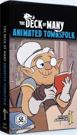 THE DECK OF MANY -  ANIMATED TOWNSFOLK (ANGLAIS) -  ACCESSOIRE CARTES 5E