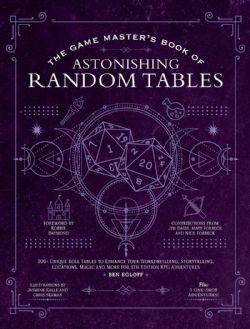 THE GAME MASTER'S BOOK OF -  ASTONISHING RANDOM TABLES (ENGLISH)