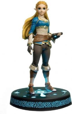 THE LEGEND OF ZELDA -  FIGURINE DE ZELDA AVEC SOCLE LUMINEUX - ÉDITION COLLECTOR -  BREATH OF THE WILD