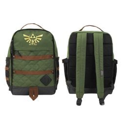 THE LEGEND OF ZELDA -  SAC À DOS AVEC BLASON D'HYRULE ET EFFET MATELASSÉ