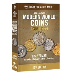 THE OFFICIAL RED BOOK -  A CATALOG OF MODERN WORLD COINS - 1850-1964 (15TH EDITION)