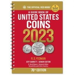 THE OFFICIAL RED BOOK -  A GUIDE BOOK OF UNITED STATES COINS 2023 (76TH EDITION) - SPIRAL