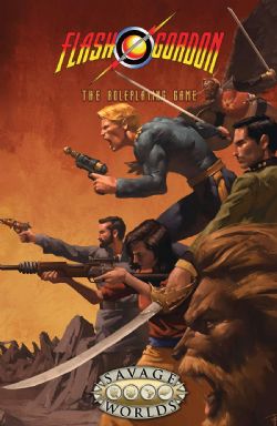 THE SAVAGE WORLD OF FLASH GORDON -  LIVRE DE RÈGLES - TP (ANGLAIS)