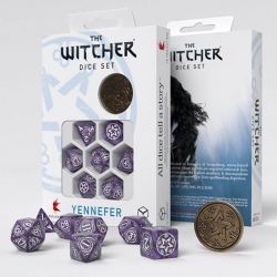 THE WITCHER -  YENNEFER, LILAC AND GOOSEBERRIES -  DICE SET