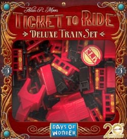 TICKET TO RIDE -  COFFRET DE TRAIN DE LUXE 20E ANNIVERSAIRE - ROUGE 3