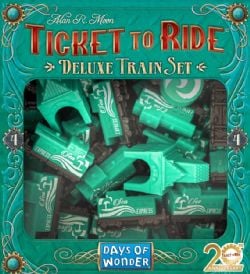 TICKET TO RIDE -  COFFRET DE TRAIN DE LUXE 20E ANNIVERSAIRE - VERT 4