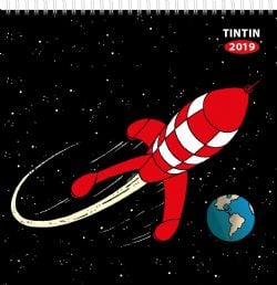 TINTIN -  CALENDRIER 2019 (12 MOIS)