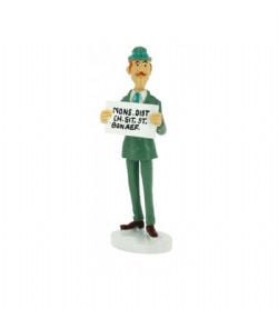 TINTIN -  FIGURINE ALLIAGE DE SPALDING AVEC CERTIFICAT (5 CM)