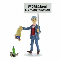 TINTIN -  FIGURINE ALLIAGE DE SÉRAPHIN LAMPION (5 CM)