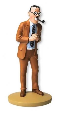 TINTIN -  FIGURINE DE J.W DAWSON LE POLICIER VÉREUX (12CM) -  COLLECTION FIGURINES RÉSINE 12 CM 102