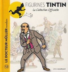 TINTIN -  FIGURINE DOCTEUR MULLER + LIVRET