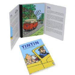 TINTIN -  LIVRET DE CARTES POSTALES - VOITURE