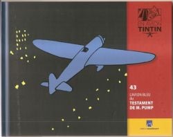 TINTIN -  LIVRET L'AVION BLEU DANS 