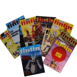 TINTIN -  LOT DE REVUE HEBDOMADAIRE TINTIN 1981 COMPLET