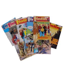 TINTIN -  LOT DE REVUE HEBDOMADAIRE TINTIN 1985 COMPLET