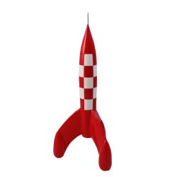 TINTIN -  RÉPLIQUE DE LA FUSÉE LUNAIRE (29 CM) -  FUSÉE LUNAIRE